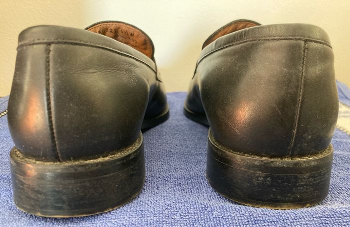 Mocassins hommes en cuir 6 1/2 - photo numéro 4
