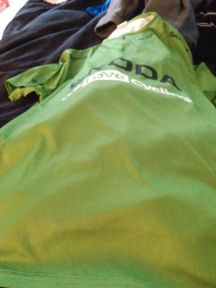 Maillot vert cyclisme - photo numéro 2