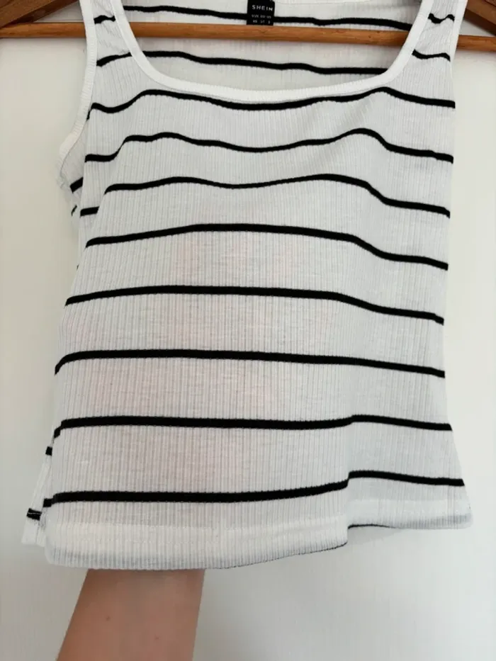 Débardeur marinière Shein taille XS - photo numéro 4