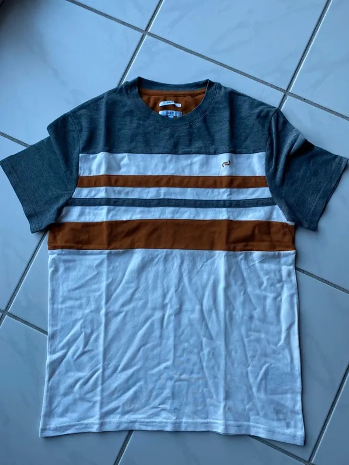 Polo en maille rayé homme JULES – style casual chic taille M - photo numéro 2