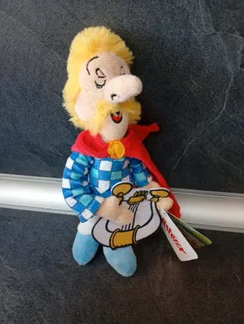 Peluche assurancetourix Astérix neuve