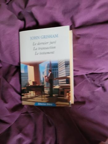 Roman 3 titres (dernier jure/testament/transaction)John Grisham