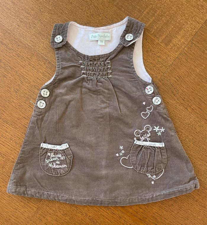 Robe et tee-shirts à manches longues bébé fille 1 mois - photo numéro 3