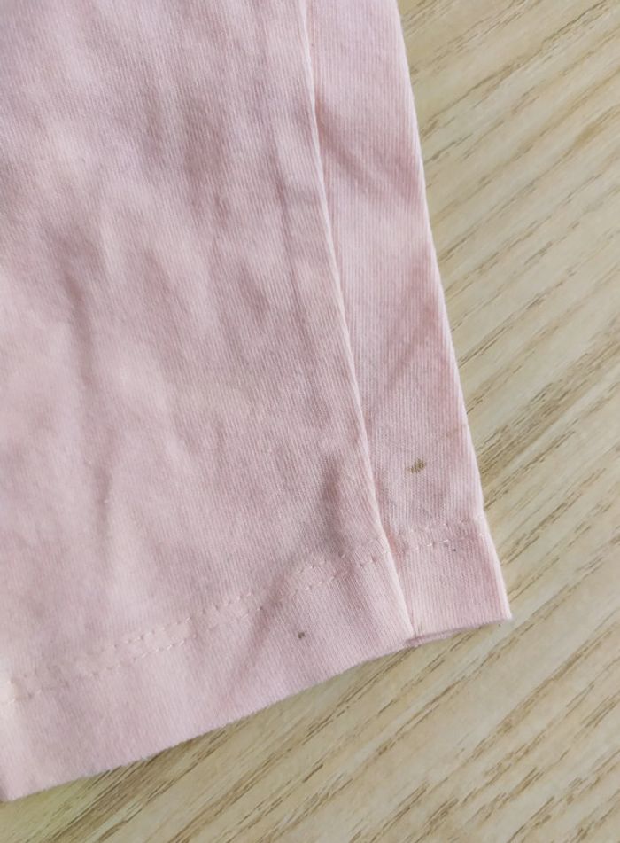 T-shirt manches longues fille rose rayé marine taille 2/3 ans 3 Pommes - photo numéro 4