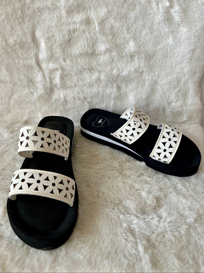 Sandales, claquettes blanches rocket dog 38 - photo numéro 3