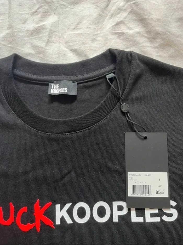 tee-shirt noir the kooples S - photo numéro 3