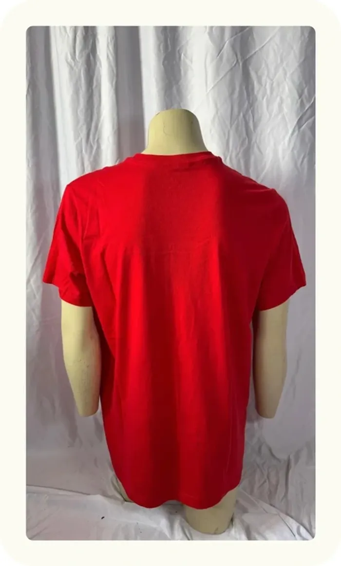 Tee shirt rouge homme Nike Taille L - photo numéro 3