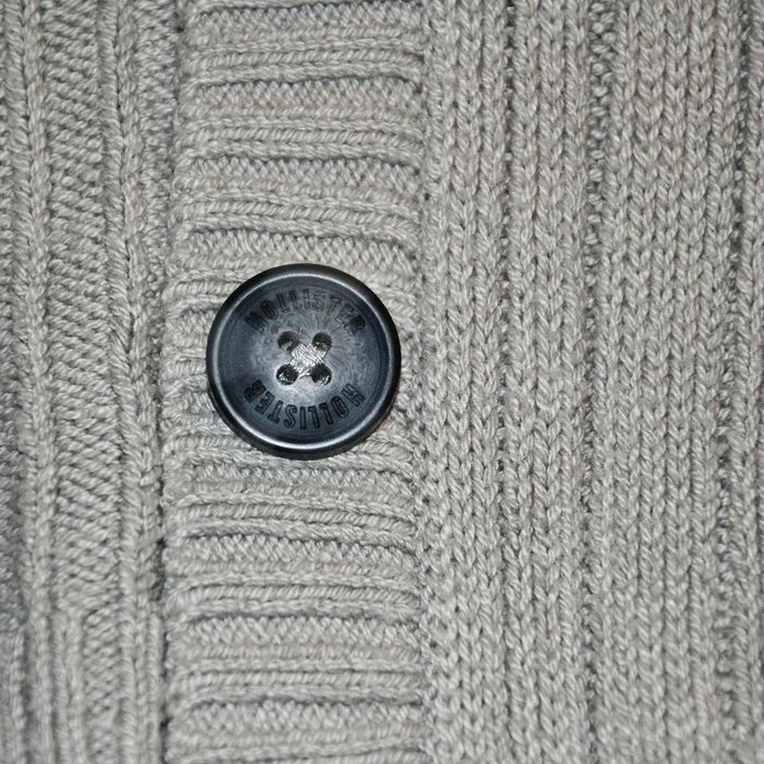 Hollister California Gilet Crop Top Femme Gris Taupe (Taille M) - photo numéro 9