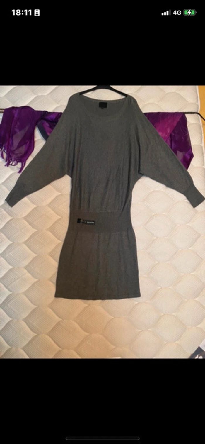 Robe pull grise