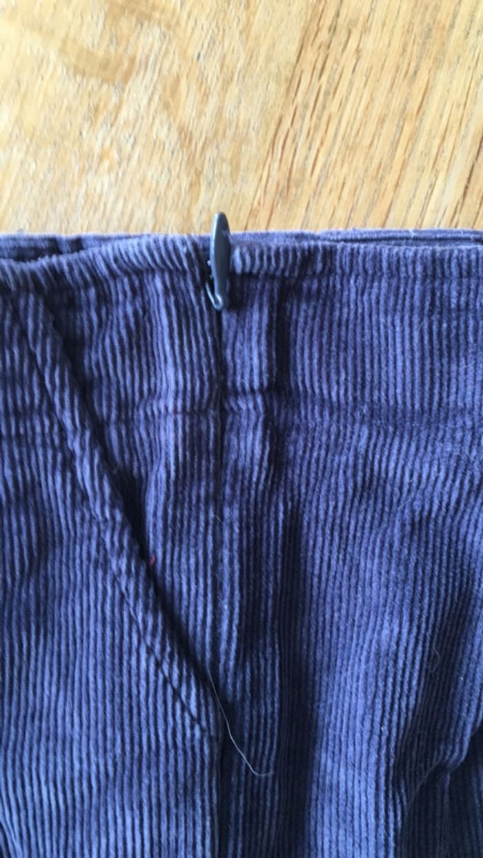Jupe prune velours - photo numéro 3