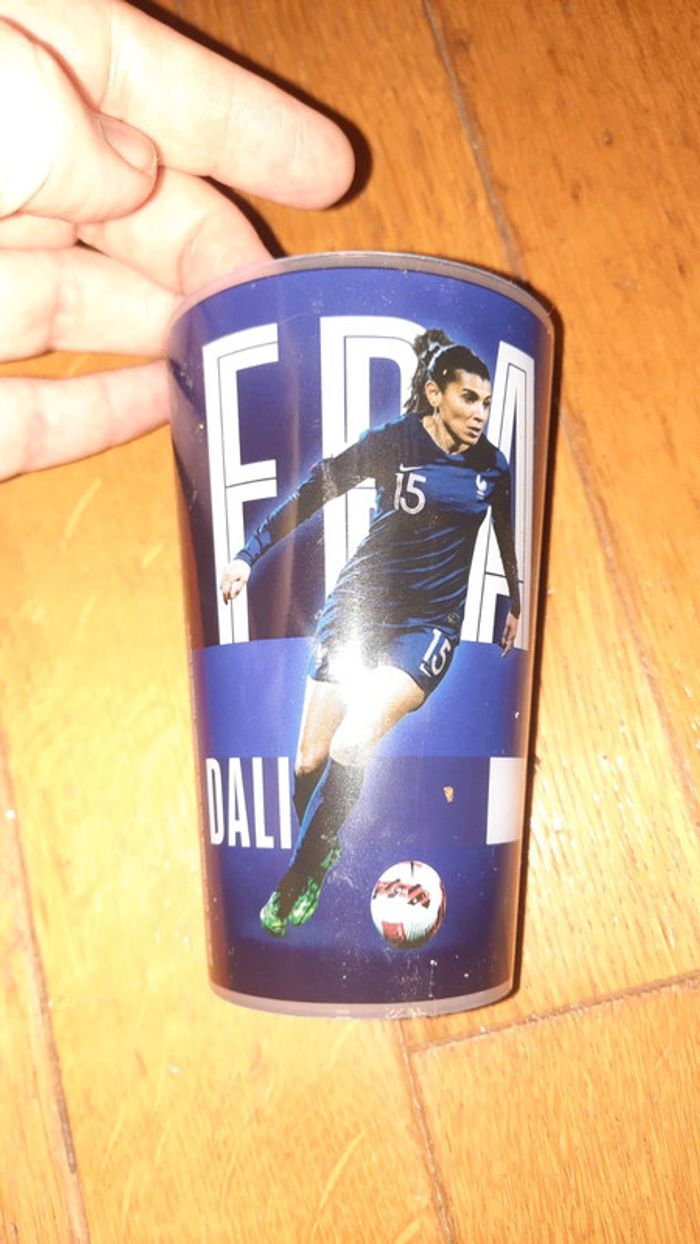 Verre intermarche football coman / dali - photo numéro 3