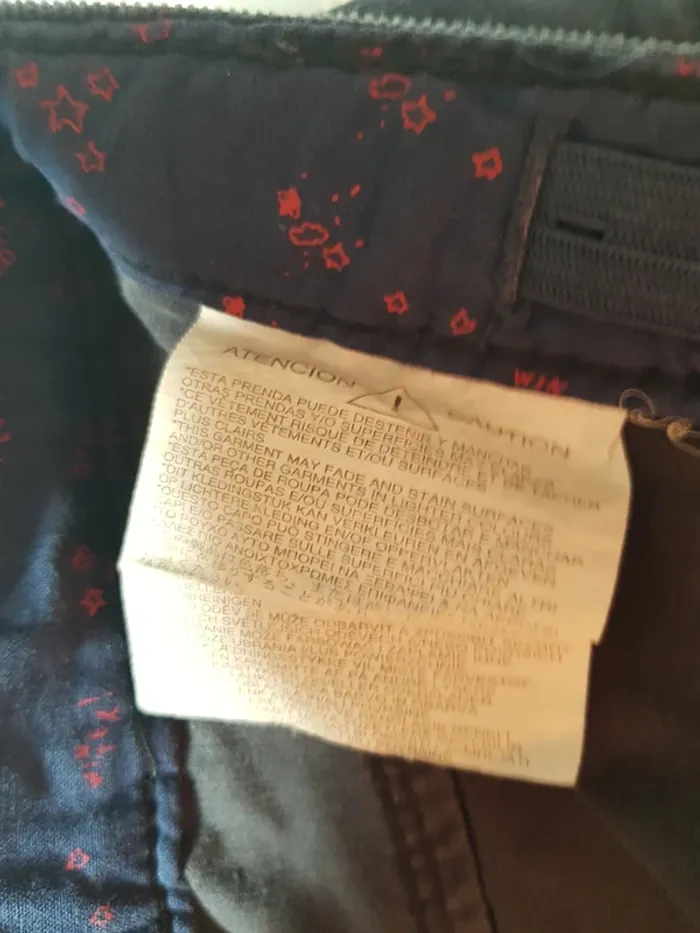 Pantalon slim velour bleu Marine Zara - photo numéro 9