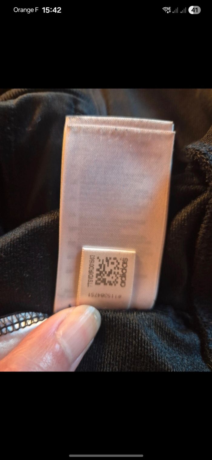 Veste à capuche Adidas originals Noir /Taille M femme - photo numéro 6