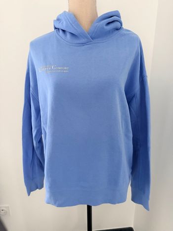 👕 sweat à capuche - bleu - mixte - amisu - taille xl - très bon état