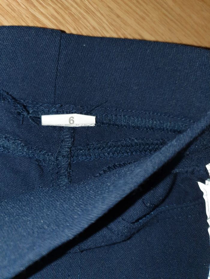 pantalon legging 6 ans marine - photo numéro 3