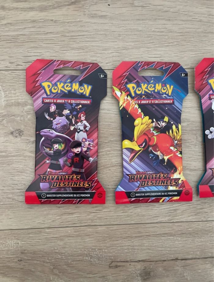 Art set rivalité destinées 4 booster Pokémon scellé - photo numéro 2