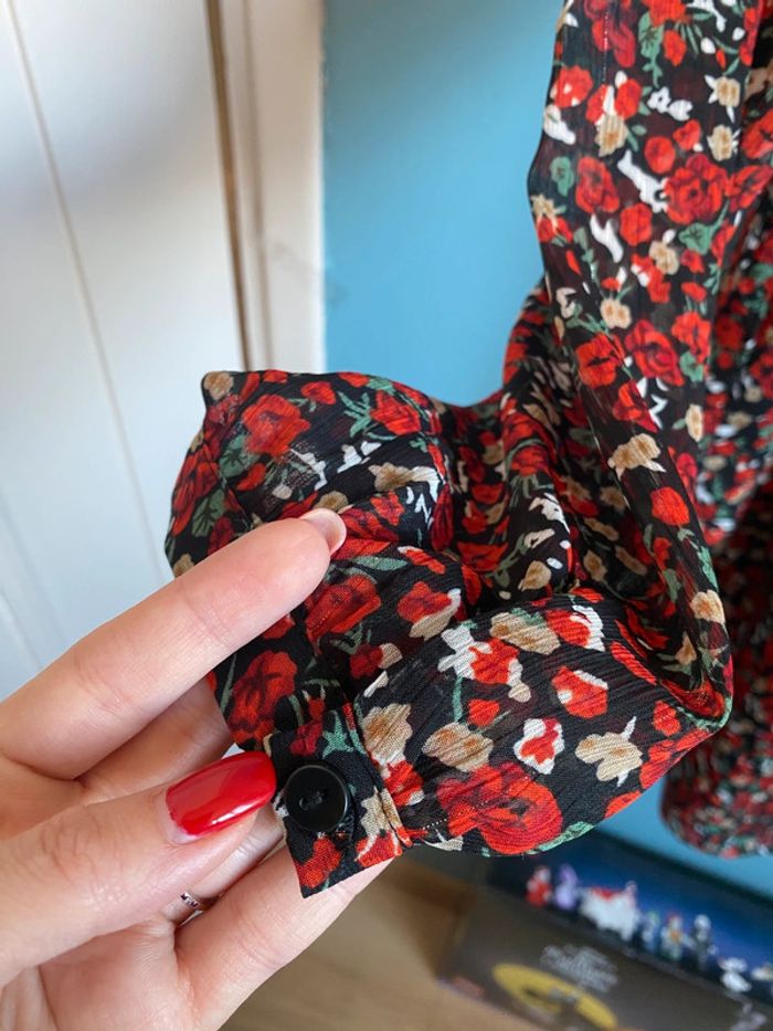 Jolie robe fluide avec motif fleurie marque only - photo numéro 8