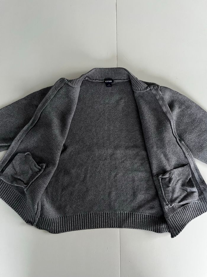 Gilet gris zippé 4 ans