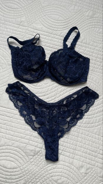 Soutien gorge bleu marine