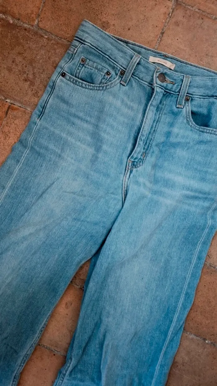 Jean Wide Leg bleu clair – L’allié de la rentrée décontractée - Neuf - photo numéro 2