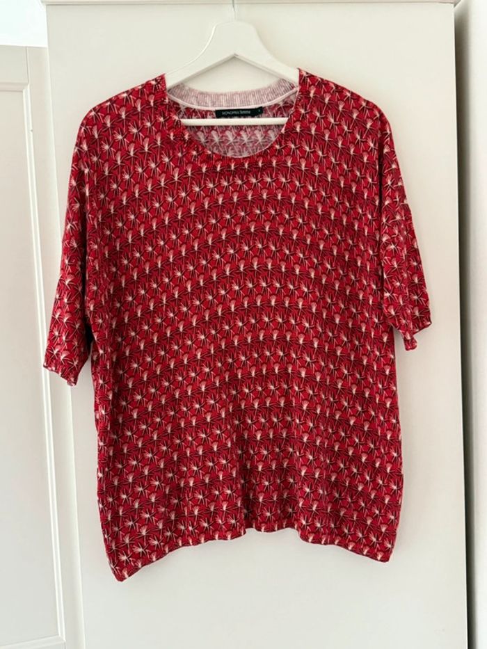 Superbe pull neuf Monoprix en coton et viscose 🌸 T 4 44 46 - photo numéro 7