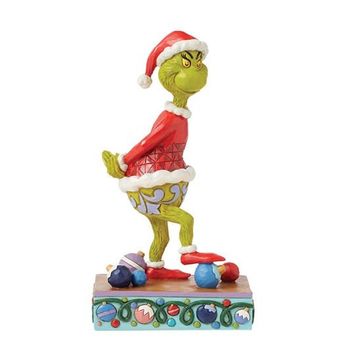 Grinch marchant sur un ornement 