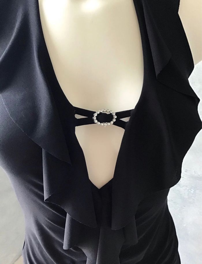 Robe dos nu sexy noir taille unique - photo numéro 3