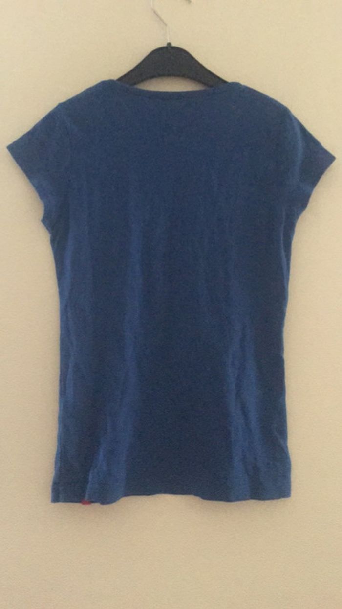 Teeshirt bleu à imprimé - photo numéro 3