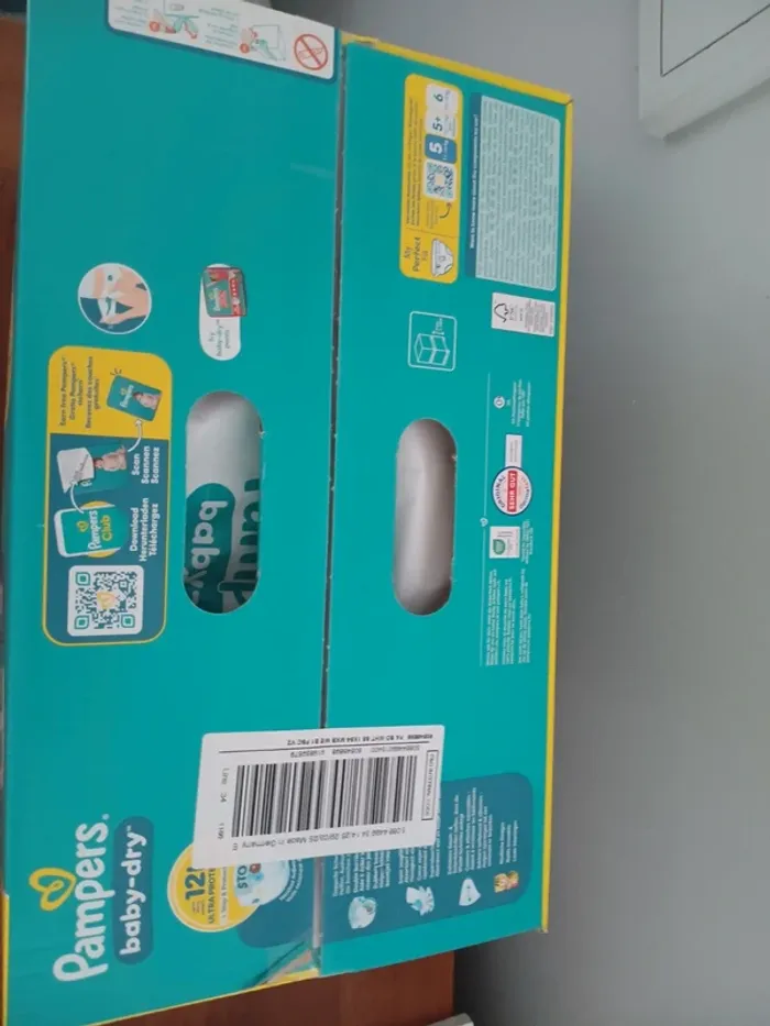 Couche pampers baby dry taille 5 - photo numéro 2