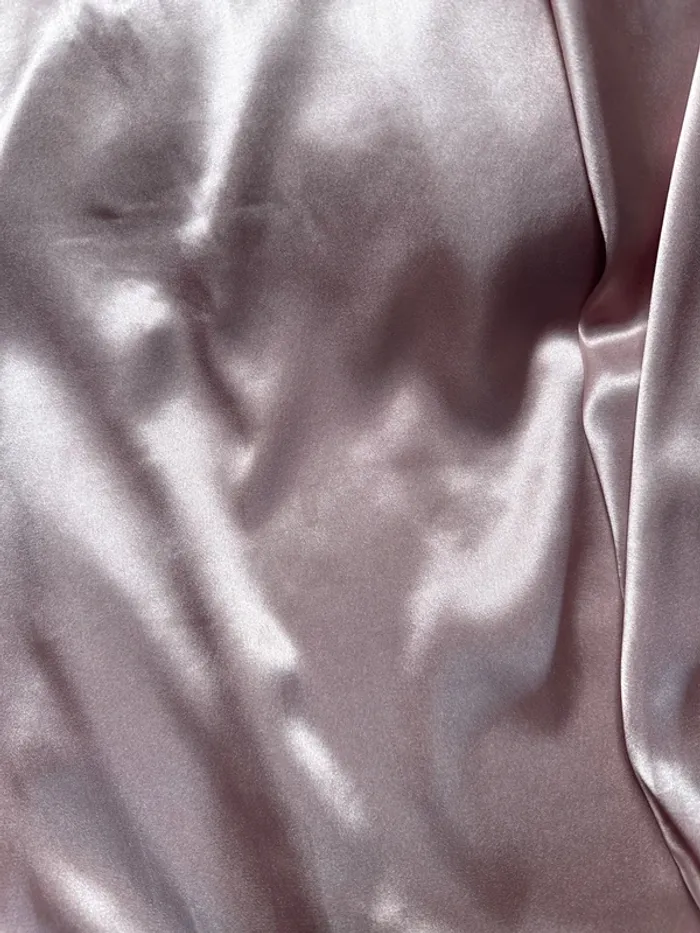 chemise rose satin - photo numéro 5