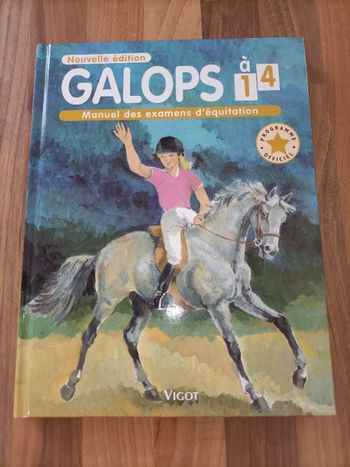 Livre Galop 1 à 4 - équitation