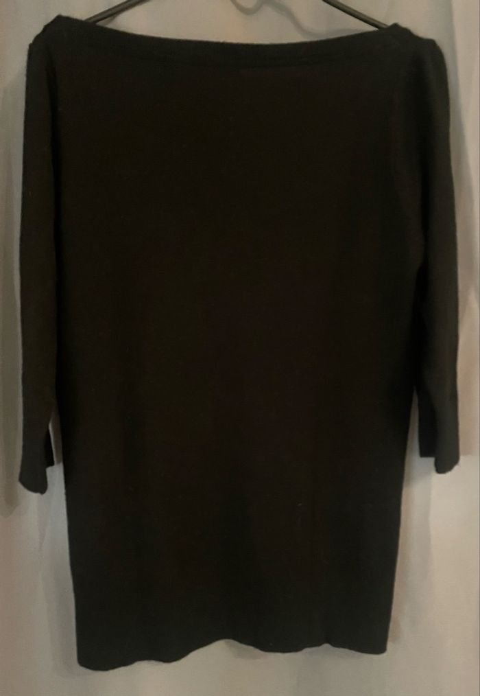 Pull noir »Mim »manches 3/4 - photo numéro 2