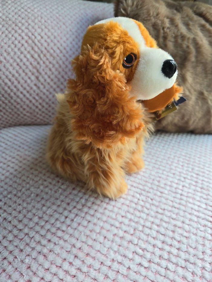 Superbe peluche Lady de la belle et le Clochard acheter a disneyland paris - photo numéro 2