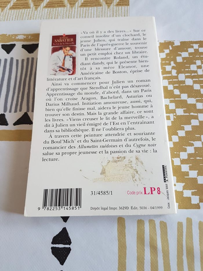 Le lit de la merveille de Robert Sabatier - photo numéro 2