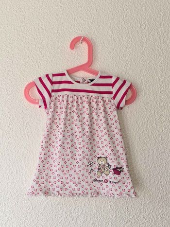 robe blanche rose et blanc Elle est ou la mer