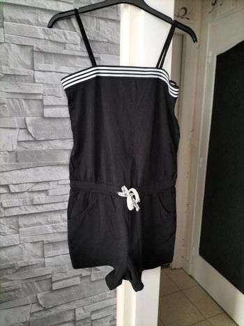 Combinaison short noire à fines bretelles OVS 13-14ans