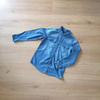 💚 Chemise en jeans ML 9/10 ans Tex #emyfleury_10ansgarçon