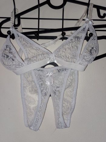 Ensemble lingerie blanc 34/36