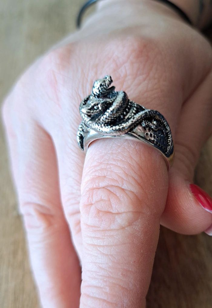 Bague homme serpents - photo numéro 7