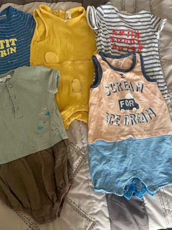 Lot vêtements été garçon 
