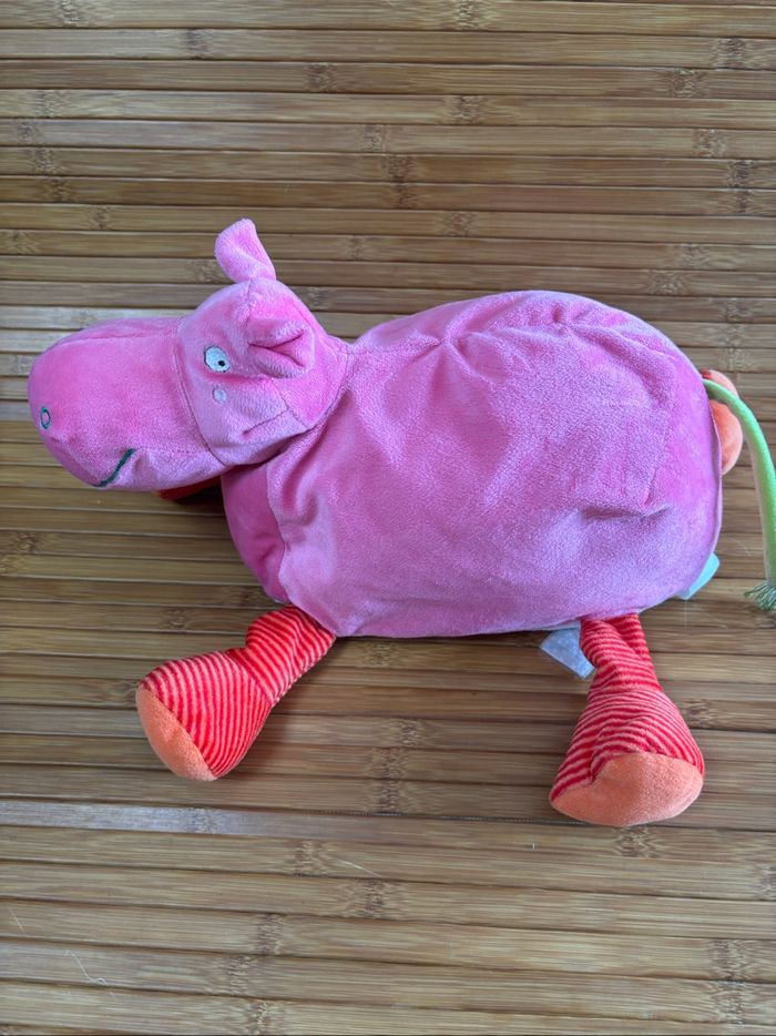 Doudou hippopotame rose vert IKEA - photo numéro 2