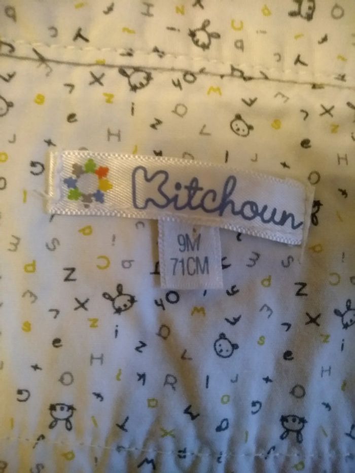 Chemise manche longue, kitchoun, taille 9 mois - photo numéro 3