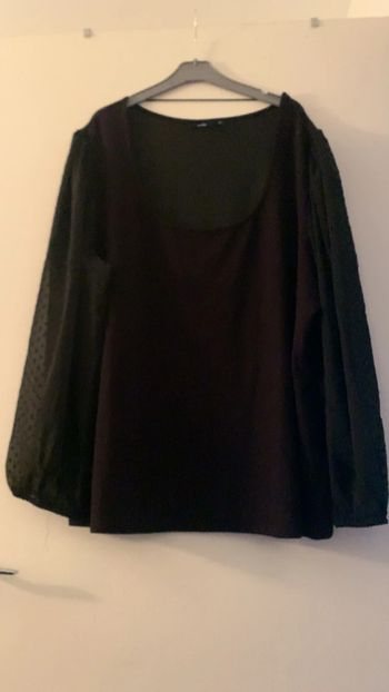 Top noir 3Xl kiabi