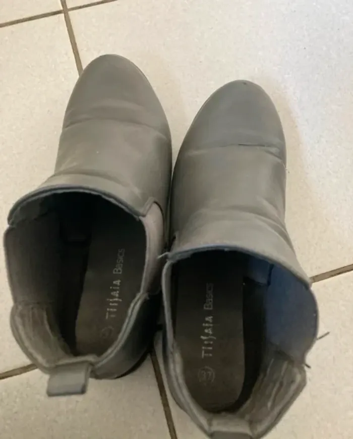 Bottine femme 37 Tissaia grise automne - photo numéro 2