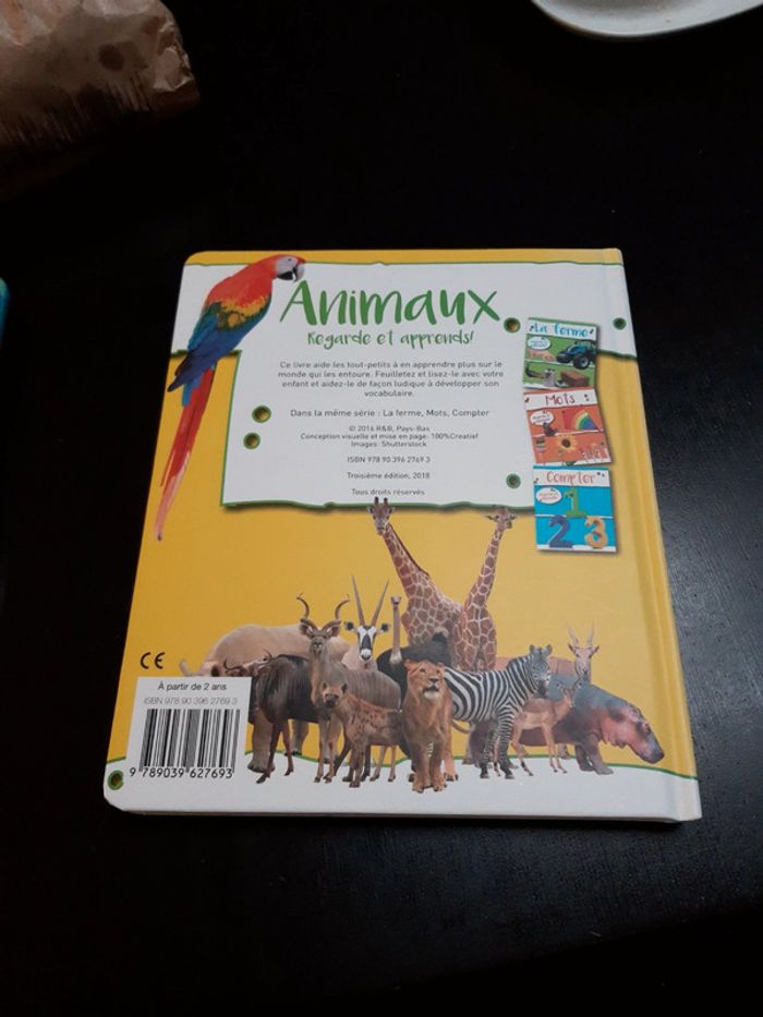 Livre animaux - regarde et apprends - photo numéro 2