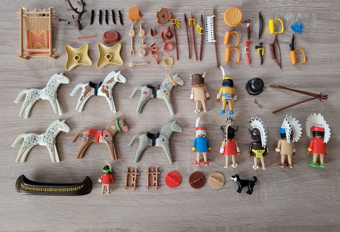 Lot playmobils Indiens - photo numéro 3