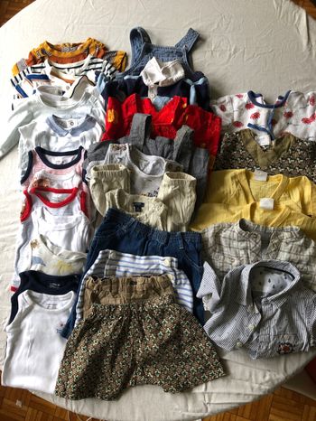 Lot vêtements été bébé 3 mois