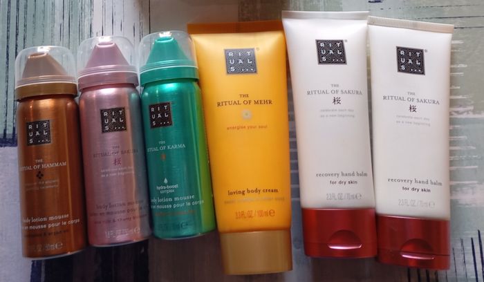 Lot crème corps et main Rituals