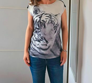 Tshirt bi matière taille 36