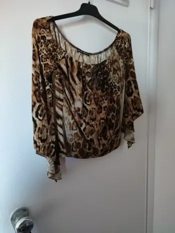Top épaules dénudées Inconnu (marron), M / 38 / 10